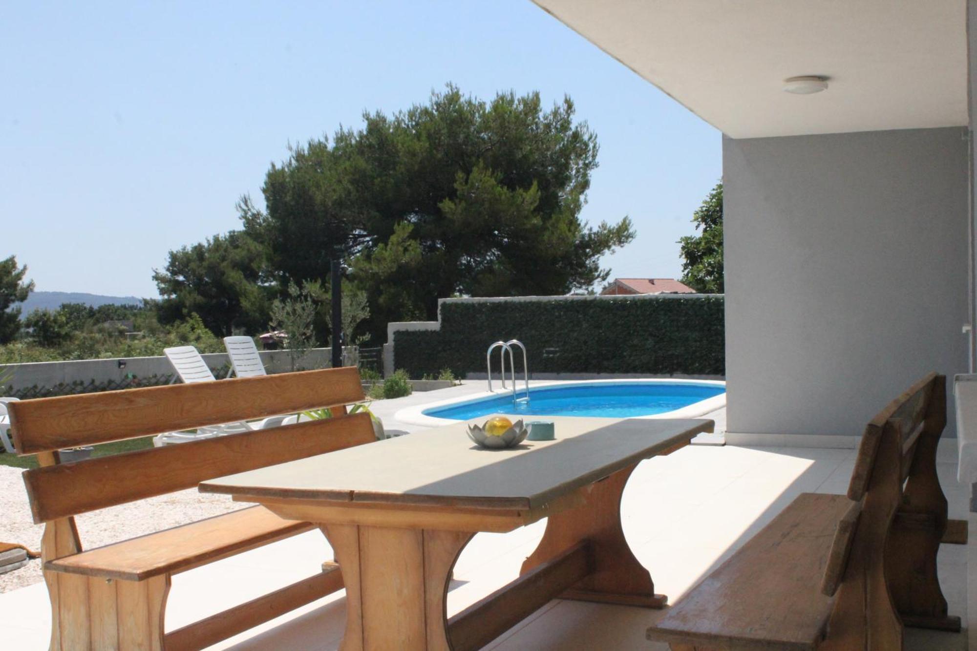 Villa Marta 3 Bedrooms, 2 Baths And Pool Kastel Stafilic Ngoại thất bức ảnh